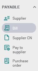 Payble menu options